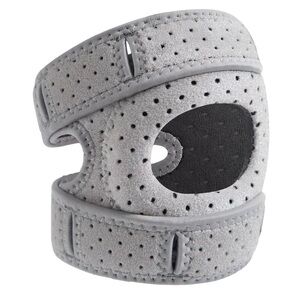 Gray Perforated Knee Brace